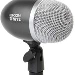 Proel EIKON DM12 - Microfono dinamico professionale per strumenti + supporto integrato