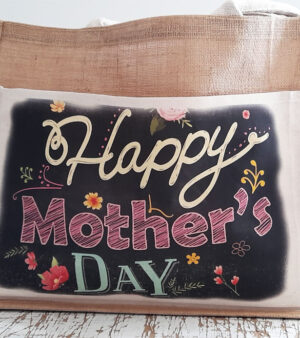 Borsa donna in juta e cotone