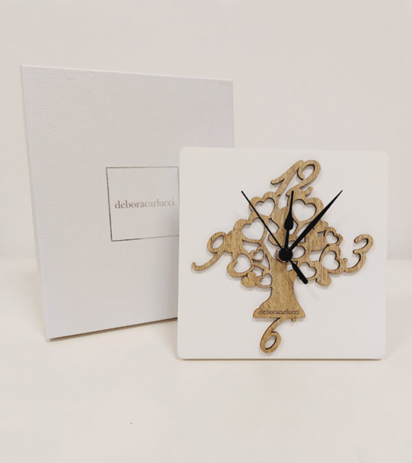 Bomboniera orologio albero della vita