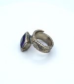 Anello argento ametista viola "Glamour"
