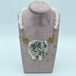 Collana argento con cristallo di rocca
