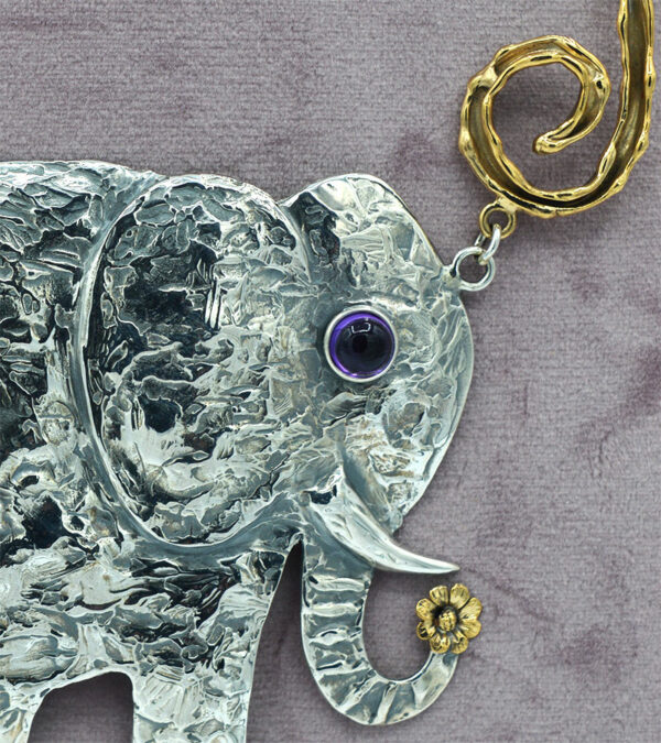 Collana argento con cristallo di rocca