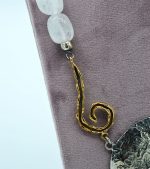 Collana argento con cristallo di rocca