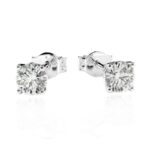 orecchini punto luce argento