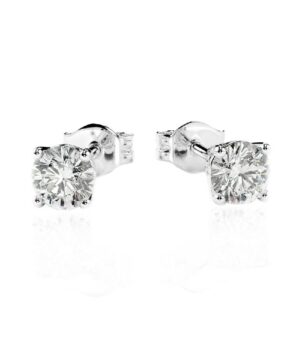 orecchini punto luce argento