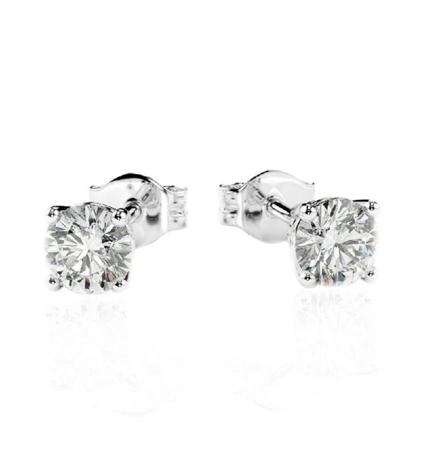 orecchini punto luce argento