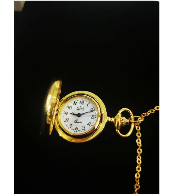 orologio dorato a ciondolo