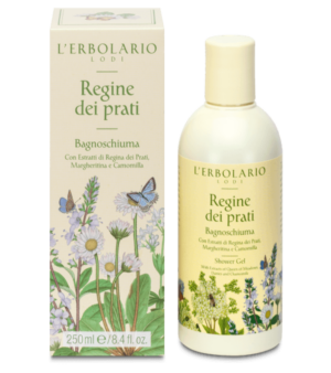 regina dei prati bagnoschiuma