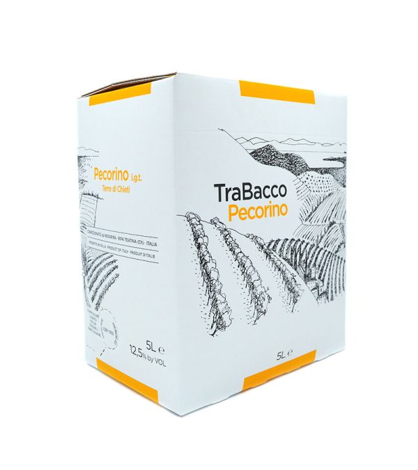 Vino bianco pecorino Trabacco Bag-in-box da 5 lt. Vol. 12,50% Vino bianco pecorino Trabacco Bag-in-box da 5 lt. Vol. 12,50%