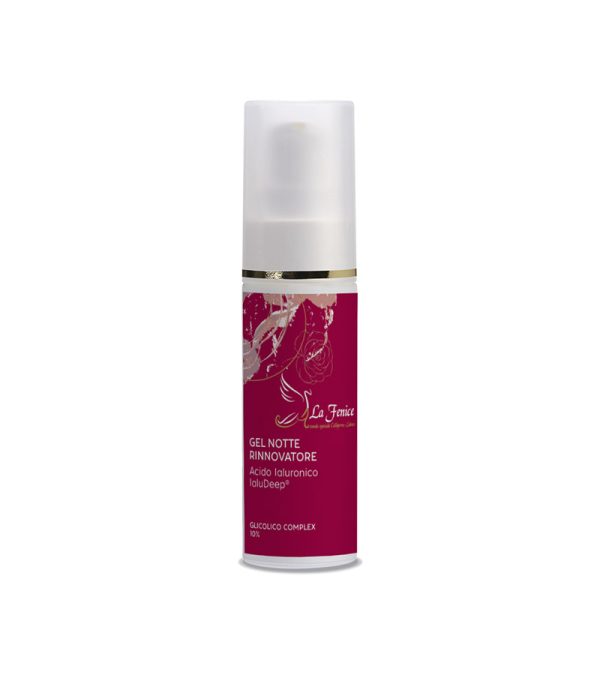 Gel notte rinnovatore GLICOLICO COMPLEX 10% , Acido Ialuronico IaluDeep®