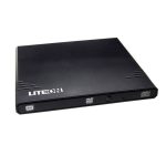 Masterizzatore slim Usb2.0 X Dvd±R/±Rw Lite-On nero