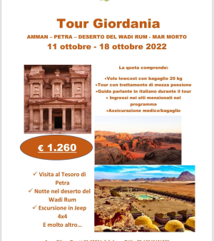 TOUR GIORDANIA
