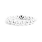 bracciale perle sintetiche 10mm
