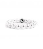 bracciale perle sintetiche 10mm