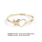 Bracciale rigido amica dorato