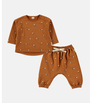Tutina 2 pezzi flanella