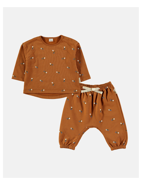 Tutina 2 pezzi flanella