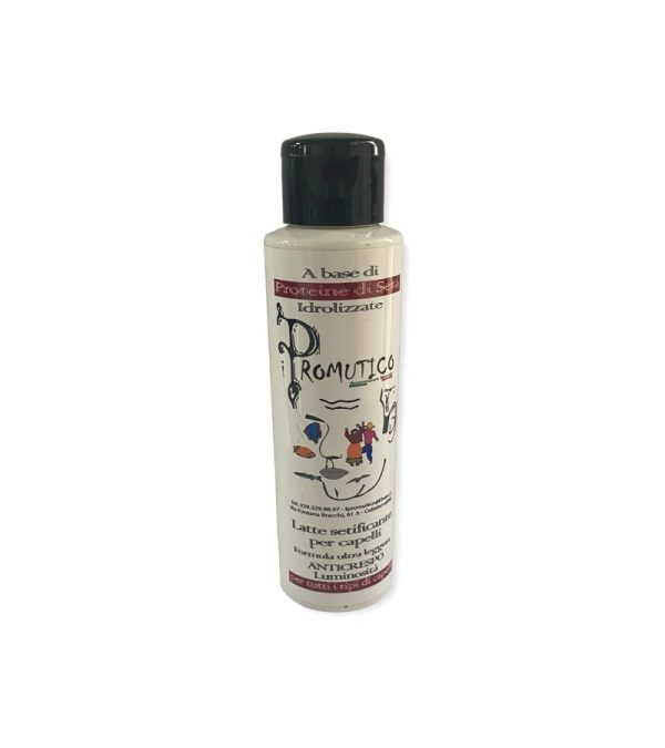 Latte setificante per capelli e barba