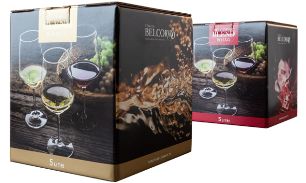 Promozione 2 bag in box da 5Lt. vino bianco e rosso Belcorvo Promozione 2 bag in box da 5Lt. vino bianco e rosso Belcorvo