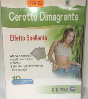 Cerotto dimagrante effetto snellente