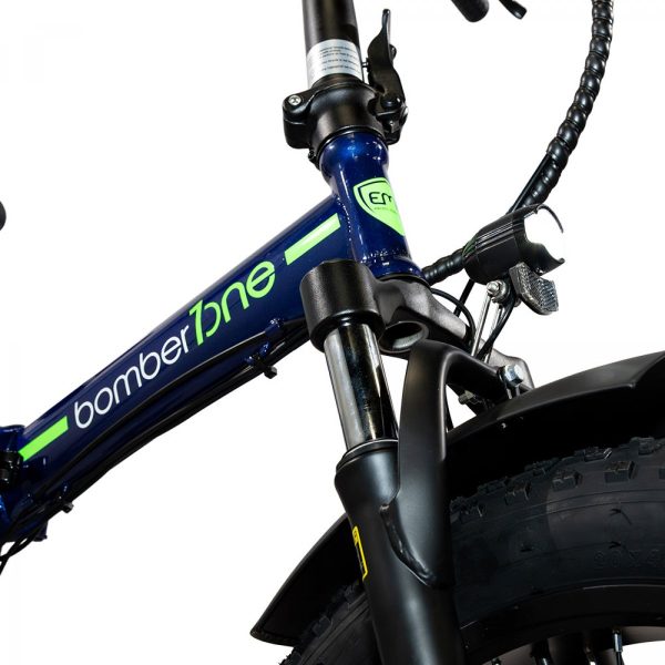 Bici elettrica Bomber One_blu_det01 Bici elettrica BOMBER ONE