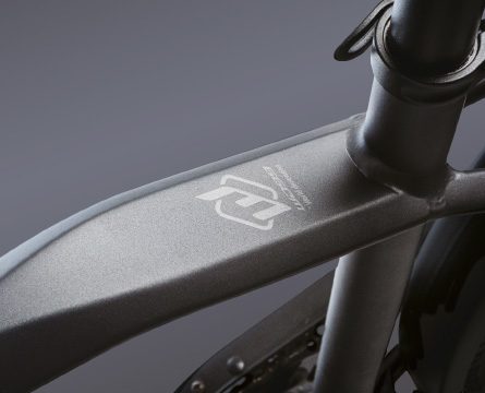 Particolare telaio-Bici elettrica Haira Man - WD99 Particolare telaio-Bici elettrica Haira Man - WD99